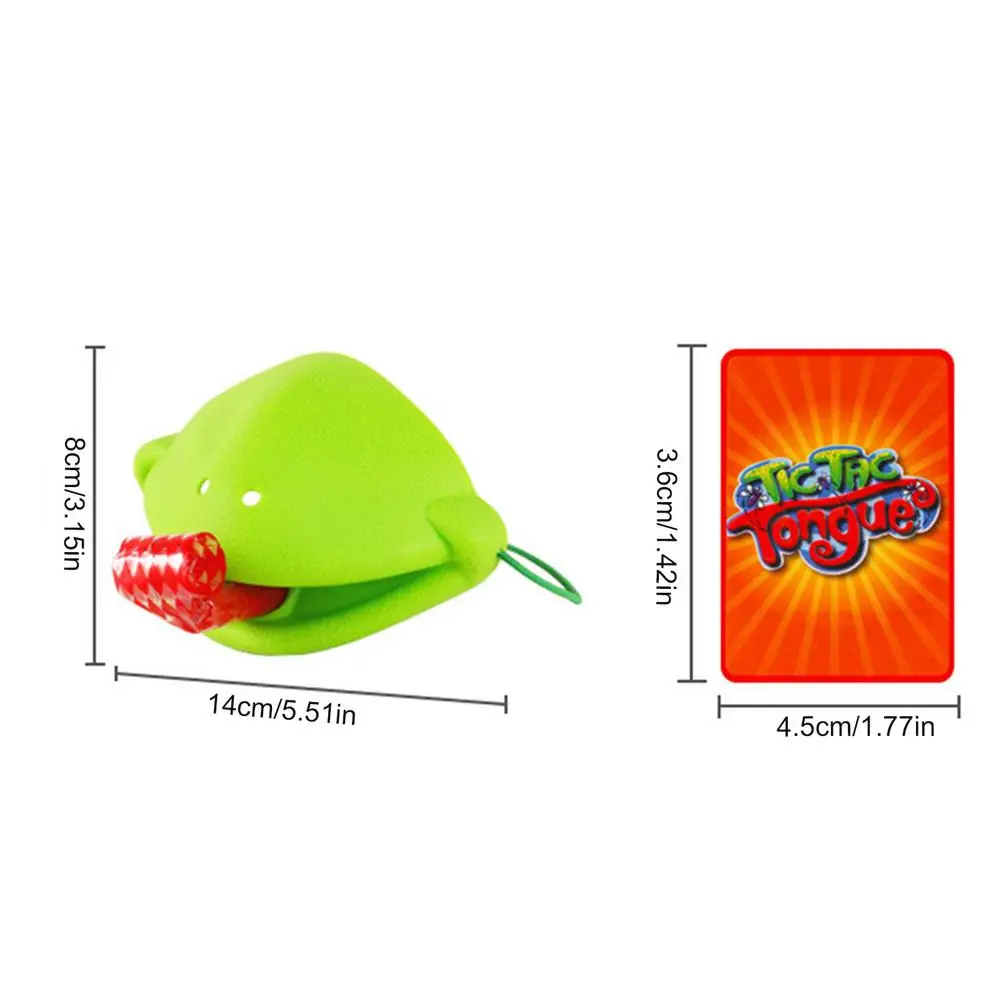 

Frog Card Toy Greedy Chameleon Sticking Tongue Out Desktop Toys For Children Desktop Parent-child Battle Game Toy Christmas Gift