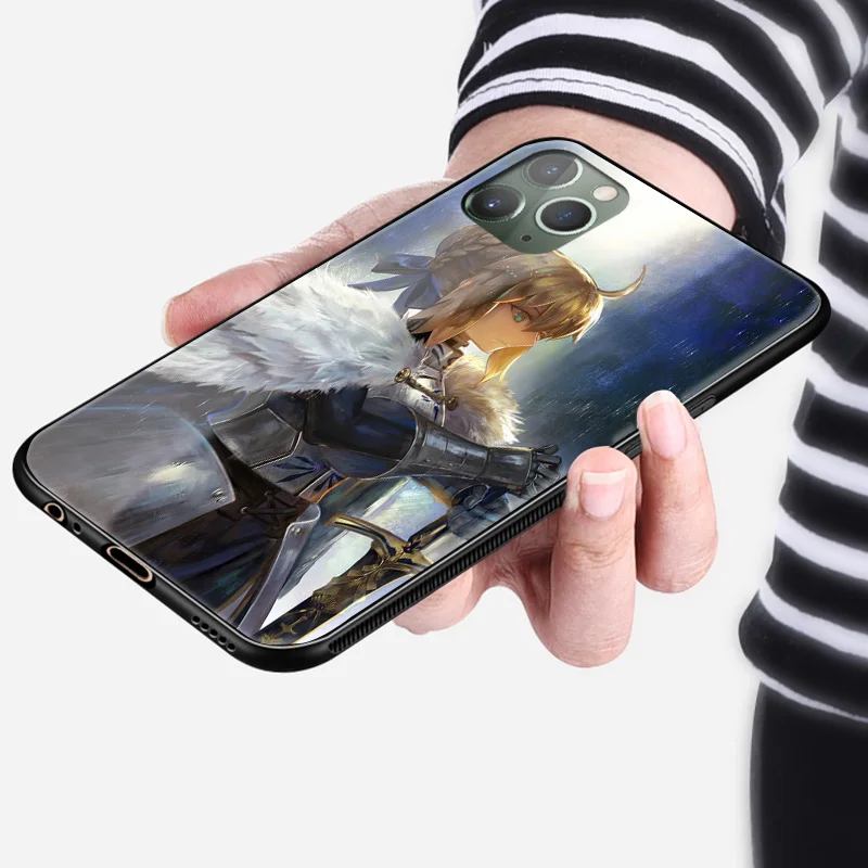 Силиконовый стеклянный чехол для Apple iPhone SE 6 7 8 Plus X XR XS 11 12 Mini Pro max | Мобильные