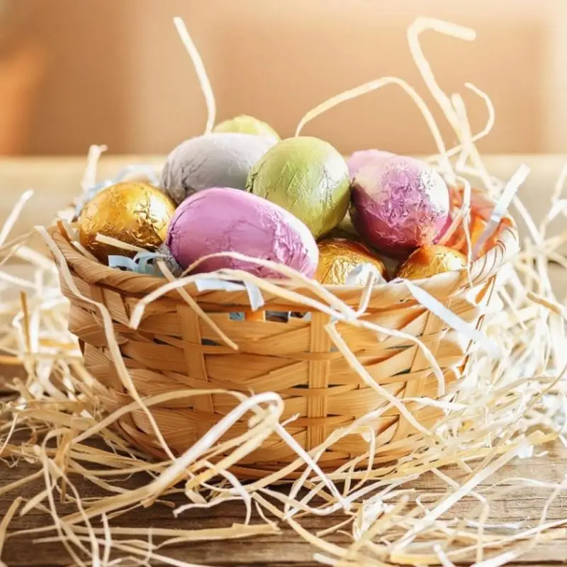 

3D Chocolate Easter Mould Reusable Baking Craft Fondant Cake Sugar Durable Easter Egg Shape Crystal Mold Colorful Egg Mold