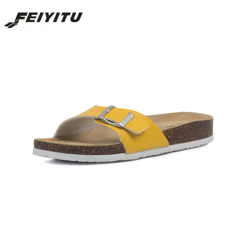 FeiYiTu Новинка 2018 летние мужские сандалии Комнатные тапочки Обувь на плоской