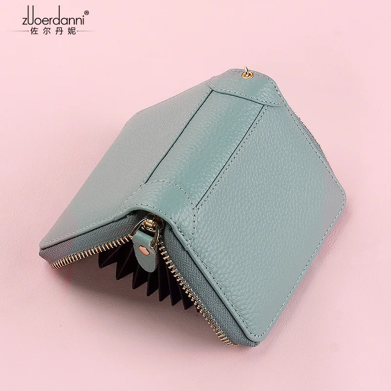 Женский кошелек из натуральной кожи с отделением для карт Модный чехол кредитных