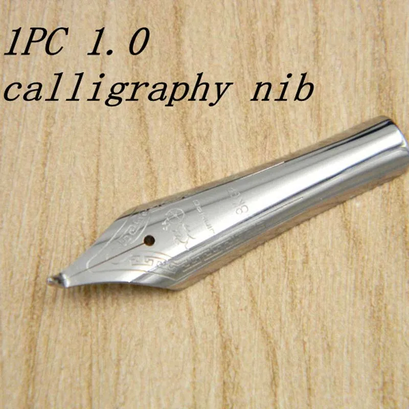 JINHAO X750 металлическая Яркая Серебряная перьевая ручка - Цвет: 1.0 NIB