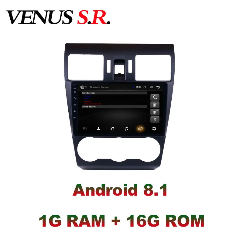 Автомобильный dvd плеер VenusSR на Android 8 1 2.5D для SUBARU Forester радио 2013 2014 мультимедийный GPS
