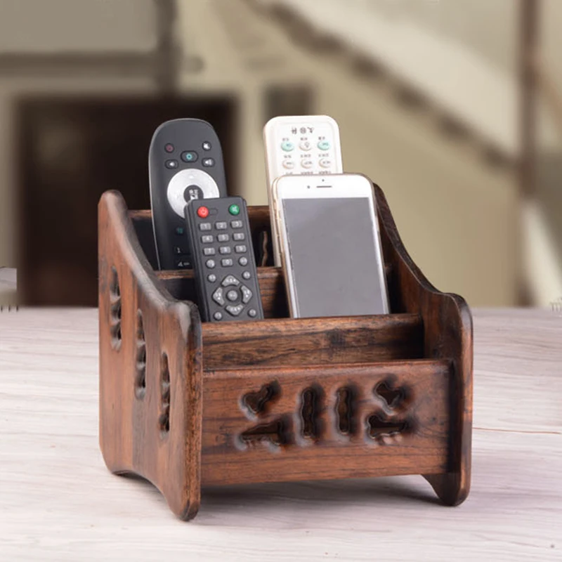 Твердая древесина пульт дистанционного управления приемная коробка