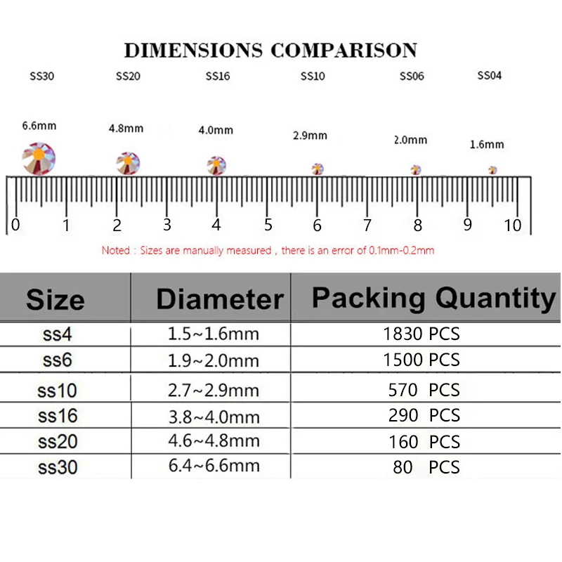 

5000pcs/box Mixed Sizes(ss4-ss30)/Hotfix Rhinestone 29 Colors To Choose Capri Blue DMC Hot Fix Glass Rhinestones for Dress Decor