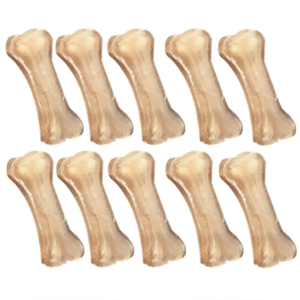 Игрушки для собак в форме кости износостойкие жевательные палочки из воловьей