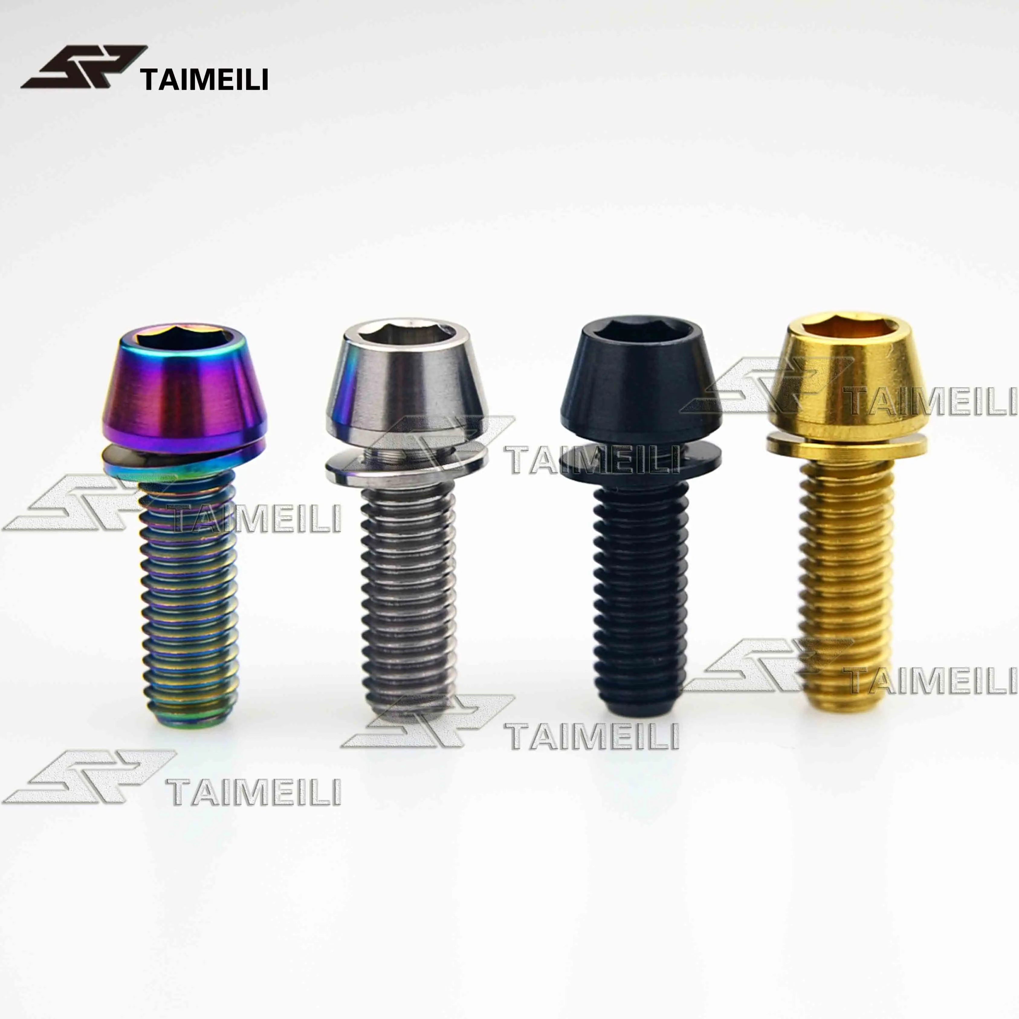 Болт из титанового сплава конический и изолированной уплотнительной прокладкой