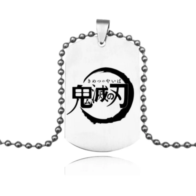 Двухстороннее ожерелье для косплея аниме убийца демонов: Kimetsu no Yaiba Kamado Tanjirou