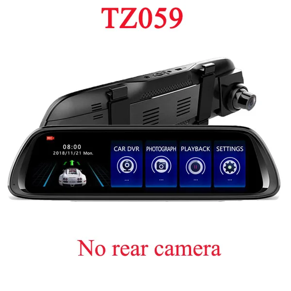 WHEXUNE 4G Android 8,1 Автомобильный видеорегистратор Камера ADAS Mirror Drive recorder dvr gps навигатор Авто FHD 1080P wifi видео регистратор - Название цвета: TZ059S