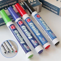 4 colors whiteboard marker erasable dry erase white board pen glass ceramics drawing practice writing pen office school supplies