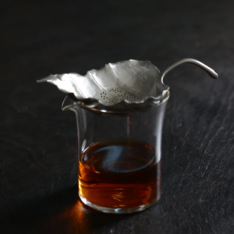 WIZAMONY 1 шт. Китайский Чайный фильтр ручной работы чистый оловянный чайный набор