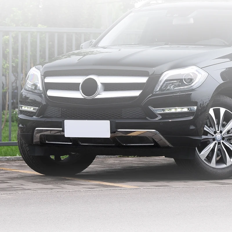 

Musion Auto Chrome Trim Parts Front Bumper Abs Protector Fit For Benz GL W166 GL350 GL450 GL400 Year 2013-2015 OE 1668852825