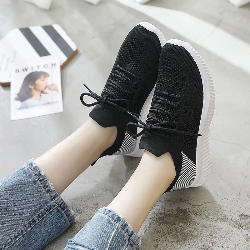 Summer Women Shoes Mesh Light Breathable Women Sneakers Flats Casual Female Trainers Walking Shoes Zapatillas Mujer