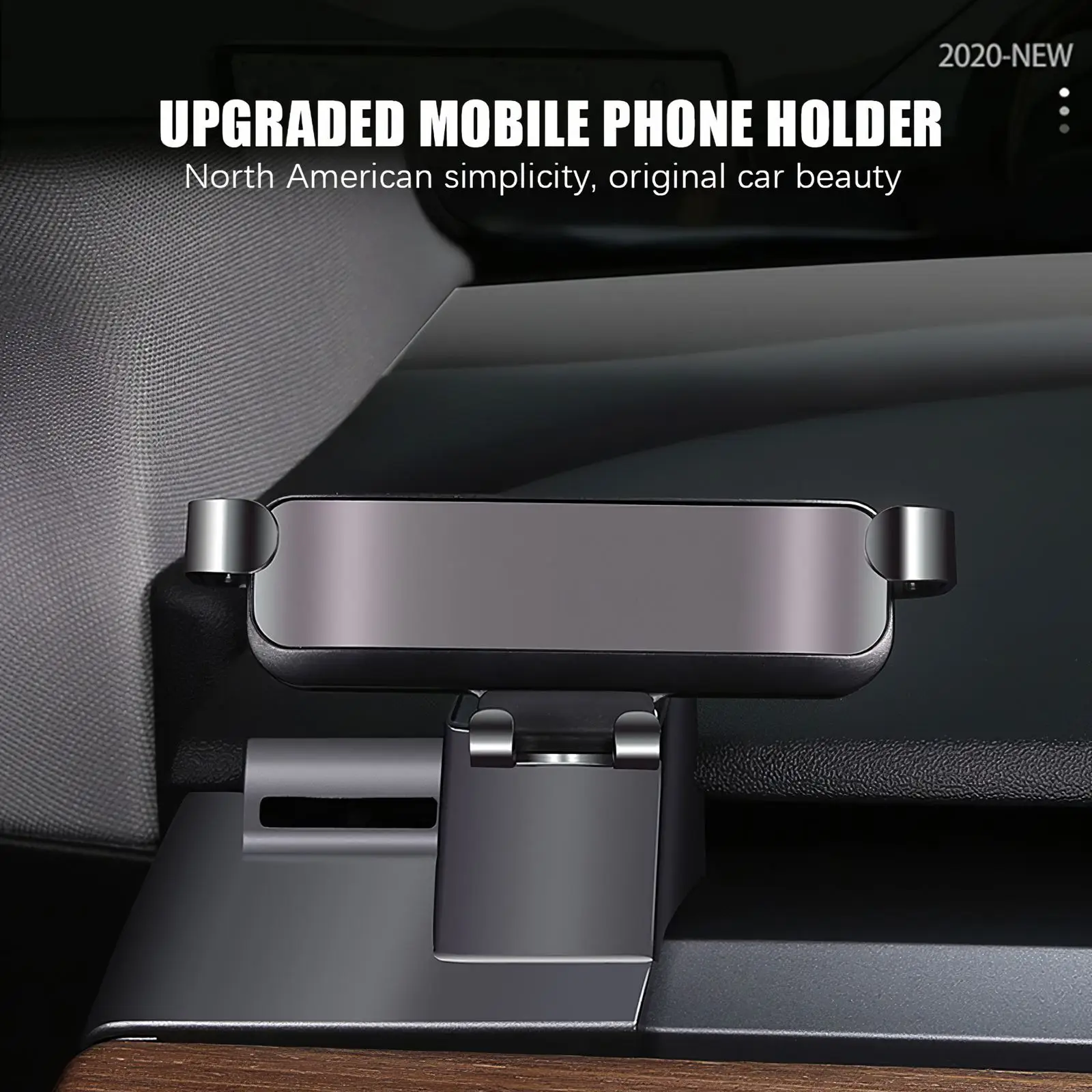 Used For Tesla Model 3 Y Car Mobile Phone Holder 360 Degree Rotating Mounting Seat GPS Navigation Bracket | Мобильные телефоны и