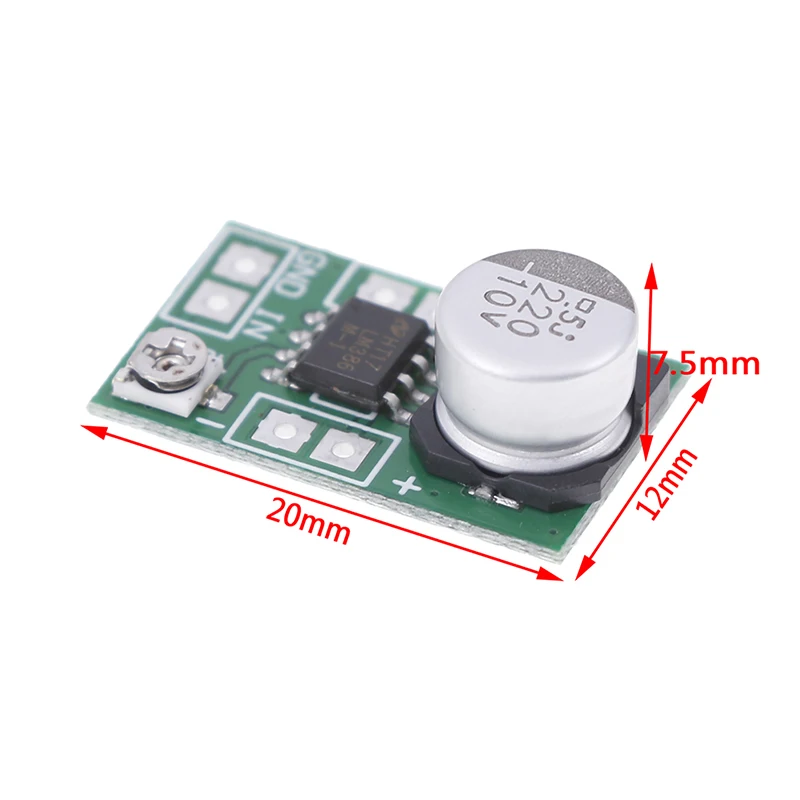DC 3V ~ 12V 5V 6V LM386 мини микро аудио усилитель мощности плата AMP модуль 750mW|Аксессуары