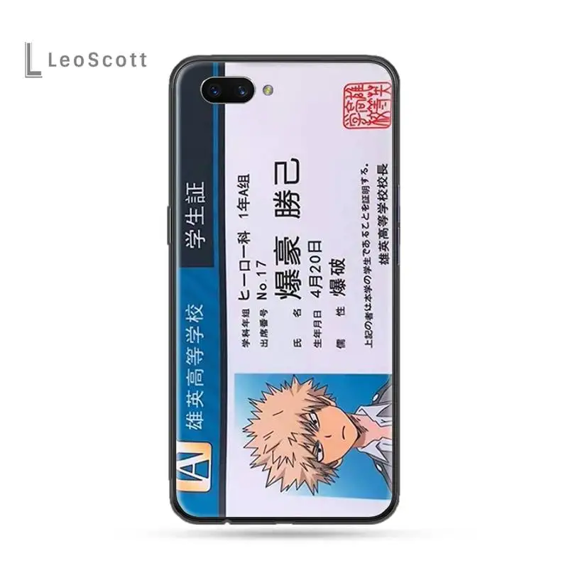 

my hero academia cartoon Phone Case For OPPO F 1S 7 9 K1 A77 F3 RENO F11 A5 A9 2020 A73S R15 REALME PRO