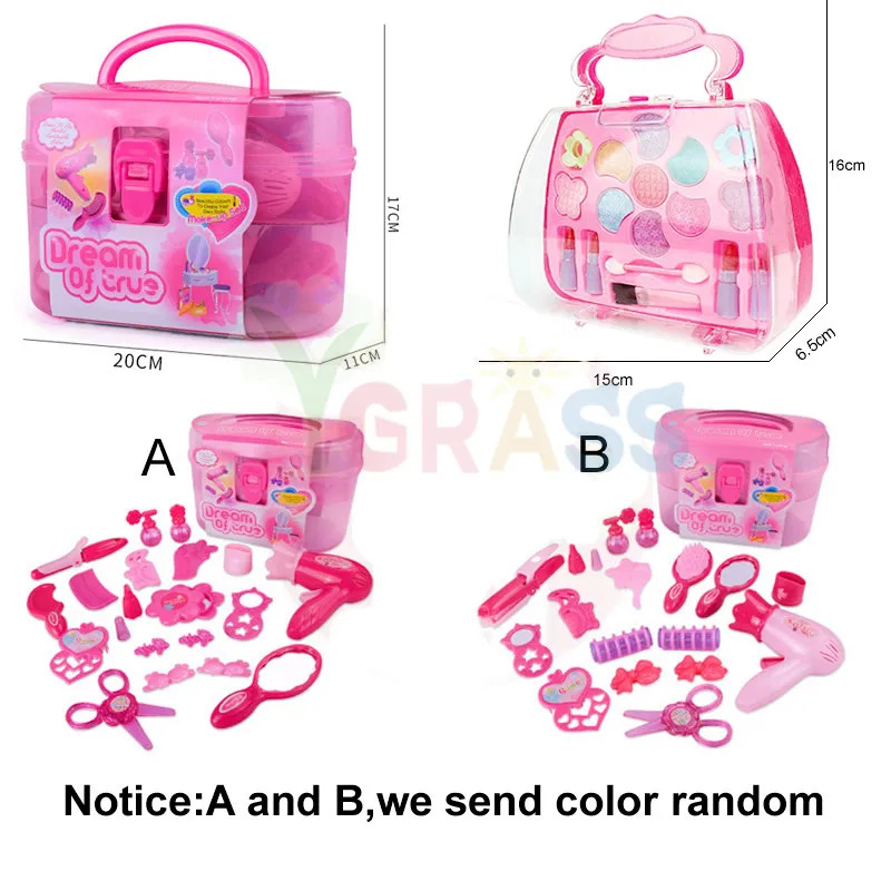 Детские игрушки Парикмахерская для девочек Детская косметика игры детей ролевые