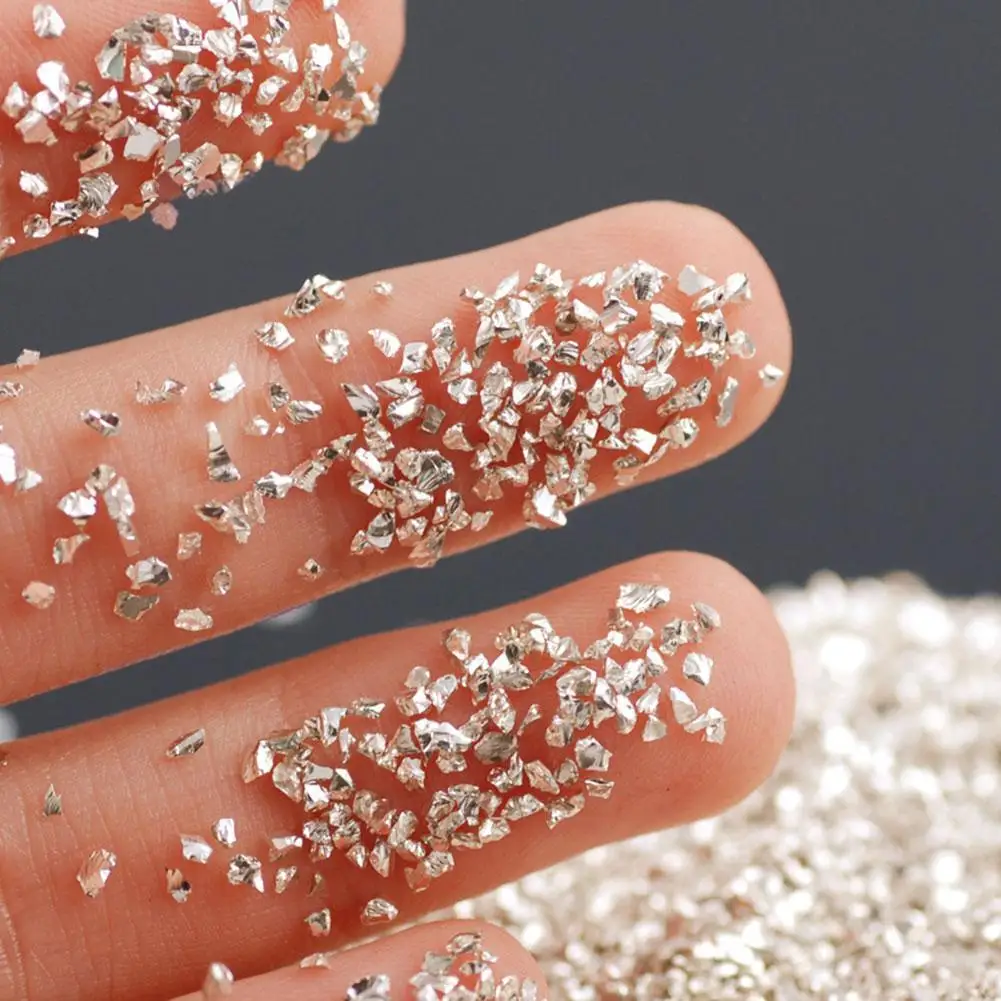 

35g Metal Crushed Stone Effect Filler DIY Handmade Coaster Filling Decorative Crystal Resin Mold Decoration Table For Epoxy L5I1