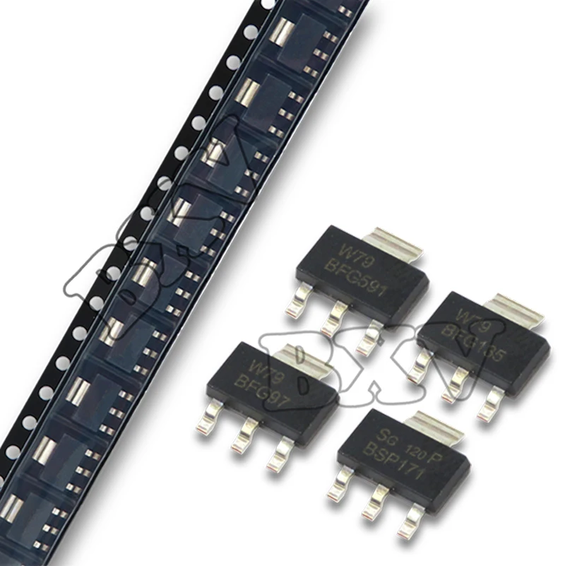 10PCS BFG591 SOT223 BFG591A SOT-223 IBUW BFG135A BFG135 BFG97 BSP78 BSP452 BSP129 BSP75N BSP75 BSP171P BSP171 SMD | Электронные