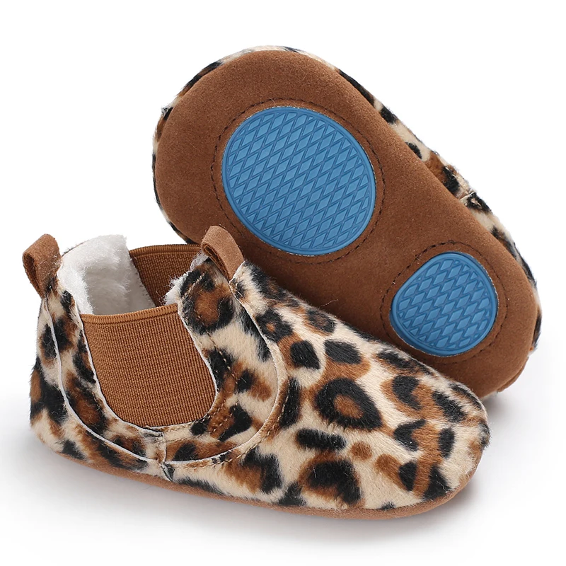 

Newborn baby girl first walker sneakers Autumn Baby Shoes Toddler Leopard PU Leather Shoes Toddler classic casual shoes