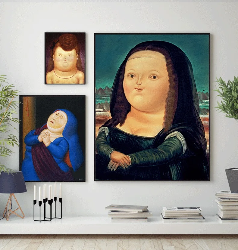 

Modern Style Cartoon Version Famous Canvas Painting Posters Cute Wall Art Pictures For Living Room Bedroom Dining Room Decor