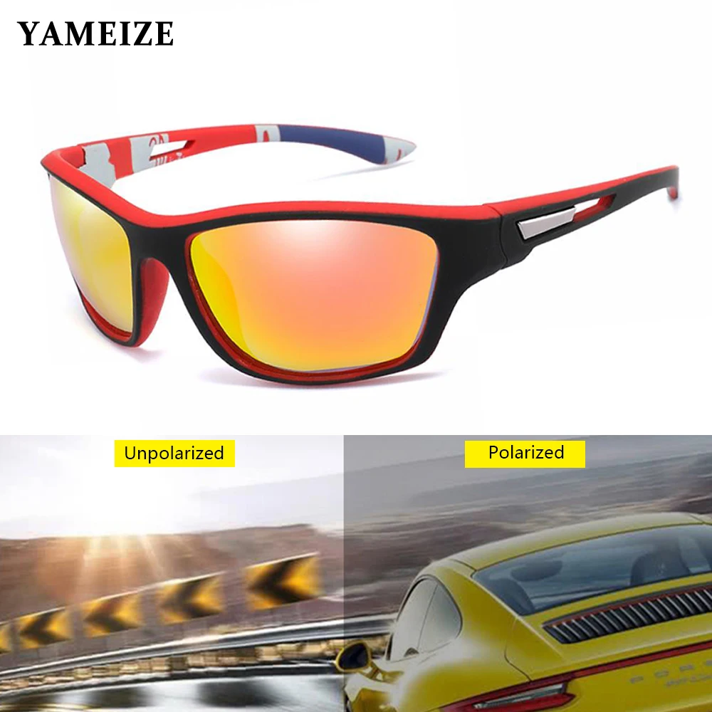 

YAMEIZE Polarized Sunglasses Men Driving Shades Women Luxury Brand Designer Sun Glasses Sports Goggles Anti Glare Eyewear Oculos