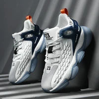 mens basketball shoes men mesh breathable cushioning non slip wearable walking sports shoes training athletic casual sneakers