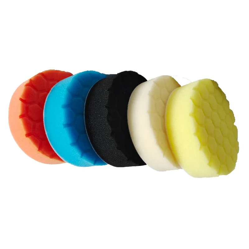 

5pcs/set 3/4/5Inch Car Polishing Sponge Pads Kit Foam Pad Buffer Kit Polishing Machine Wax Pads for Removes Scratches