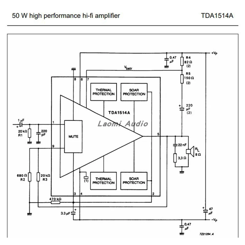 Цифровой усилитель звука Lusya TDA1514A плата 50 Вт двухканальный Hi-Fi T1090 | Электроника
