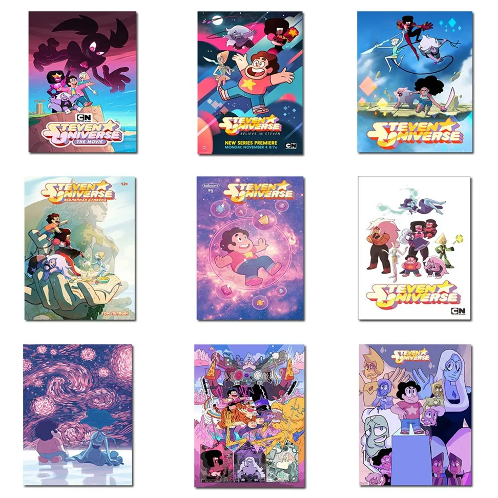 Постеры и принты для детской комнаты постеры в стиле Стивена Вселенная большой