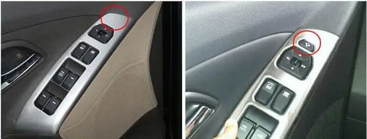 Накладка на внутреннее окно для Hyundai ix35 2009- 2015 4 шт./компл.