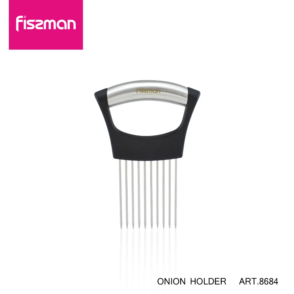 Fissman держатель лука вилка из нержавеющей стали для резки томатов резак