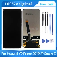original 6 59 display for huawei y9 prime 2019 stk l21 l22 lx3 lcd display touch screen digitizer for huawei p smart z stk lx1