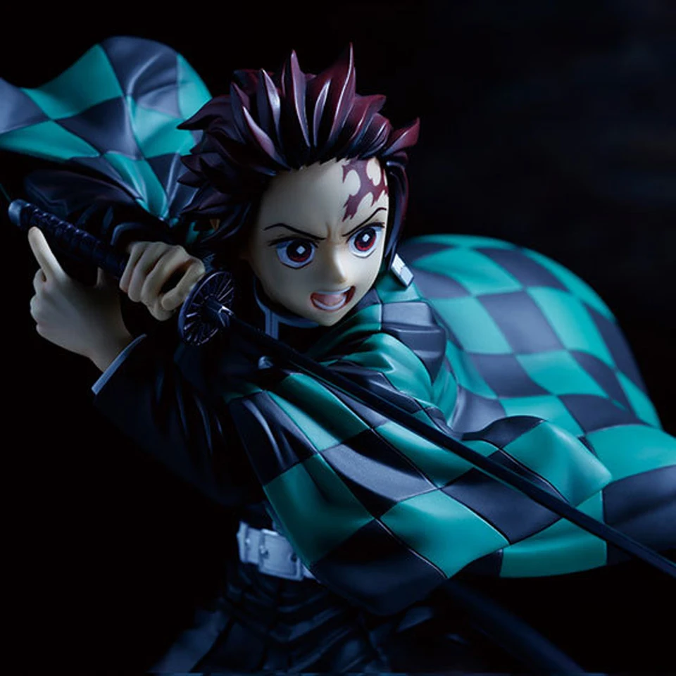 Tanjirou C Tronzo 18 см фигурка демона-убийцы Kimetsu no Yaiba Kamado Tanjirou Nezuko ПВХ фигурка Модель Кукла коллекционная фигурка игрушки - Цвет: Tanjirou C