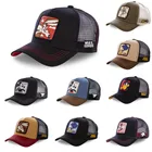 Бейсболка для мужчин и женщин, кепка в стиле хип-хоп с мультяшными животными, Микки, диснеевским аниме, сетчатая Кепка-тракер, Прямая поставка