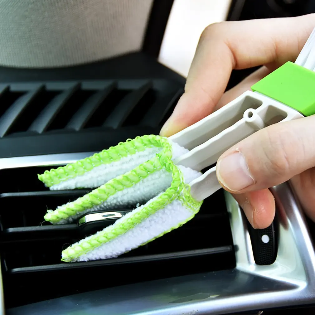 

Car Air Conditioner Vent Slit Paint Cleaner Spot Rust Tar Spot Remover Blinds Dusting Brush Keyboard Cleaning Car Wash Brush