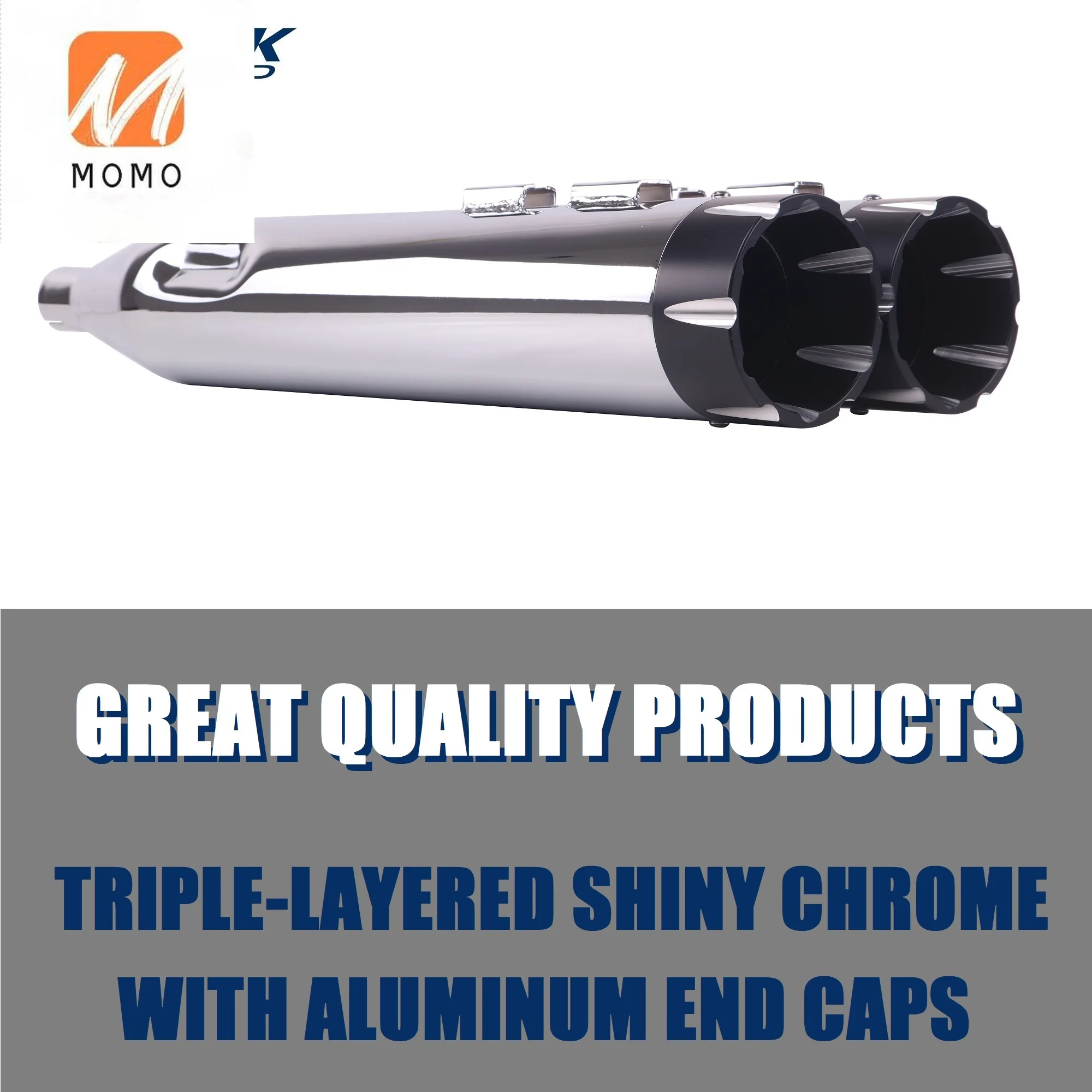 

Motorcycle 4.5 inch Exhaust Pipes Mufflers Touring 2017-UP Street Glide Road Glide Road King