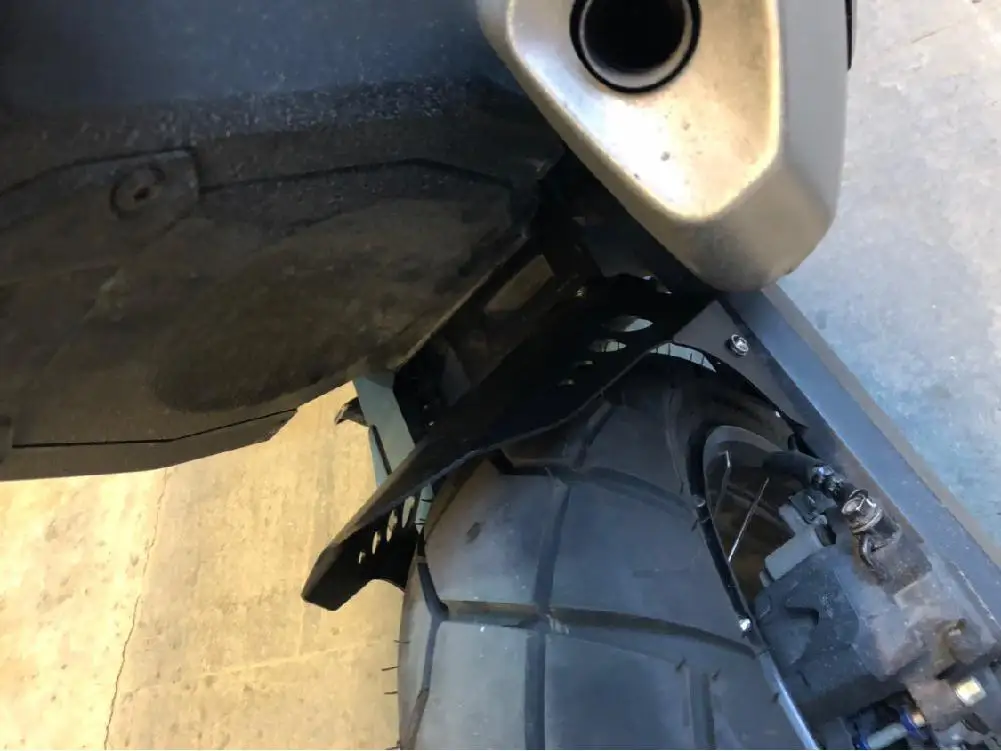 

HiMISS Motorcycle CNC Rear Mudguard Wheel Tire Hugger Mud Splash Guard Protector for Honda XADV750 X-ADV750