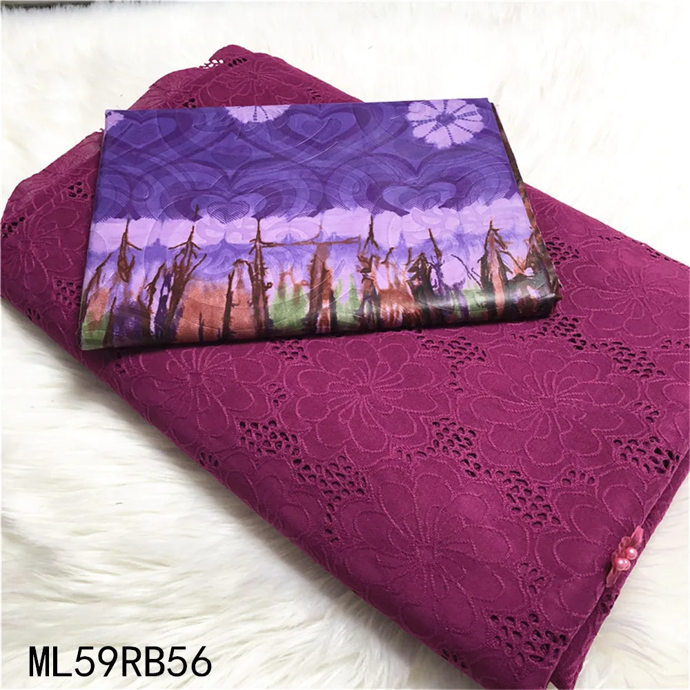 

LIULANZHI bazin voile lace fabrics 2.5yards +5 yards polyester dress lace material riche bazin ML59RB40-58