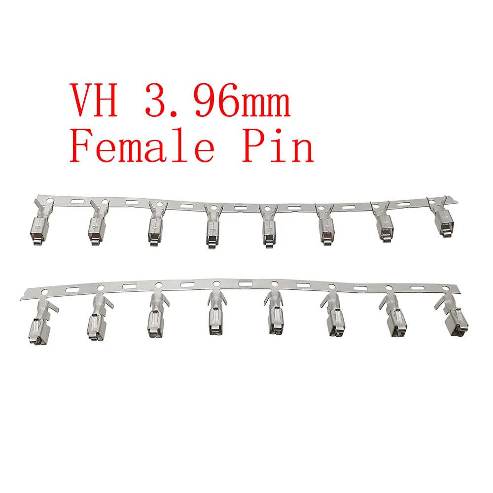 

100 шт./лот VH 3,96 мм контактный штырь для гнезда металлические обжимные клеммы соединитель провода кабеля обжимные штыри