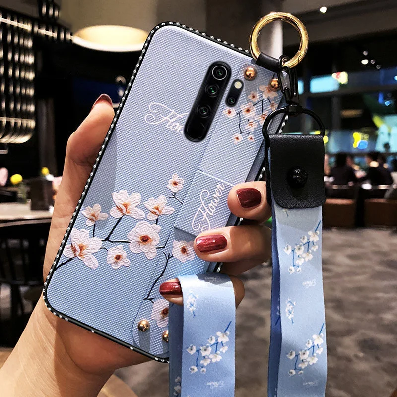 Чехол для Xiaomi redmi note 8 pro 10T Lite Note8T Note 5 6 6A 7 7A 8A 9 9A 9S 9Pro с ремешком на запястье POCO