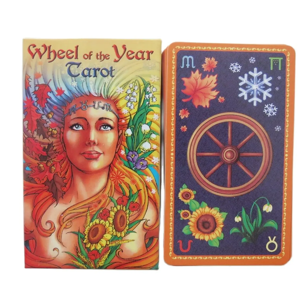 

Jeu de cartes de Tarot, jeu de socit, roue de divination de l'anne, pour femmes et filles, nouvelle collection
