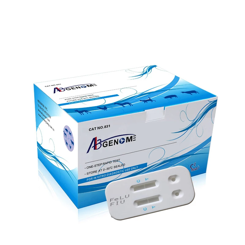 

Wondcon Veterinary Feline Combined Rapid Test Kit FIV Ab FeLV Ag Test