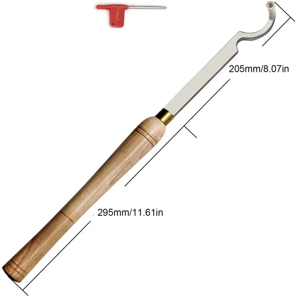 

Industrial Hardware Tool Handheld Disposable Hollowing Knife Woodworking Turning Tool Rotary Lathe Scimitar Holing Knife