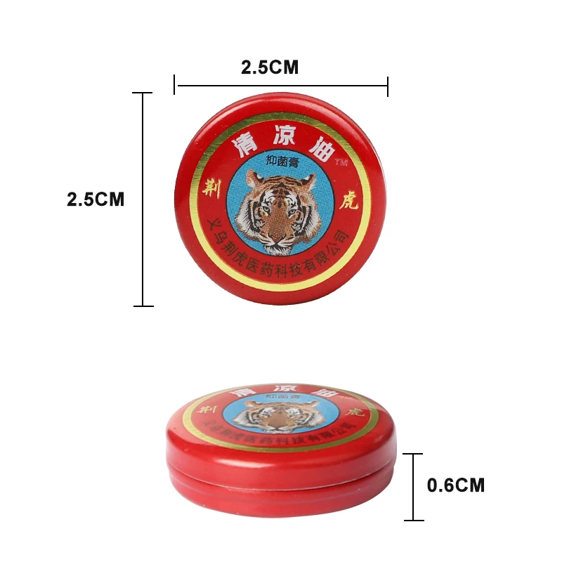 Бальзам Red Tiger охлаждающее масло мазь для массажа мышц мяты от комаров и зуда