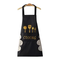 household kitchen cooking and housework apron womens fashion new oil and pollution proof adult work men and women waist overall