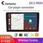 Автомобильный радиоприемник Camecho, стереоприемник, 2din, 10,1 дюйма, GPS-навигация, интеллектуальный мультимедийный видеоплеер, 2 Гб ПЗУ, 32 ГБ, Wi-Fi, для Toyota
