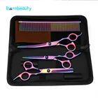 Набор ножниц из нержавеющей стали для груминга домашних животных, 6,0 дюйма