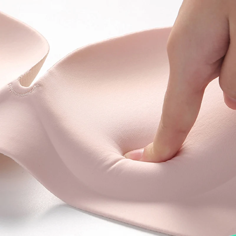 Бюстгальтер женский с глубоким U-образным вырезом бесшовный Бралетт чашками