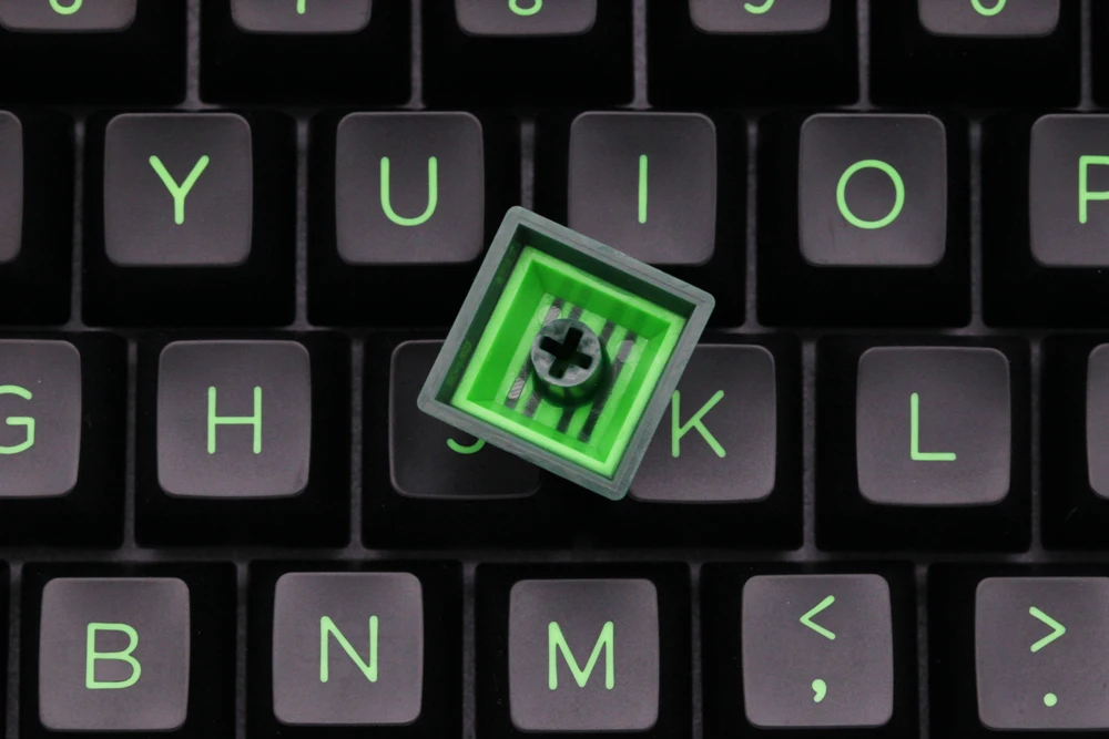 Domikey SA abs doubleshot keycap semiconductor для mx stem keyboard poker 87 104 gh60 xd64 xd68 xd84 xd96 xd75 xd87 зеленый